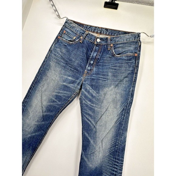 Vintage Levi’s 501 Blue Jeans Button Fly Size 34x29 - Picture 1 of 11